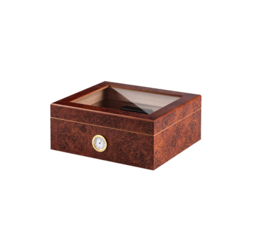 SIGARO Glass Walnoot humidor