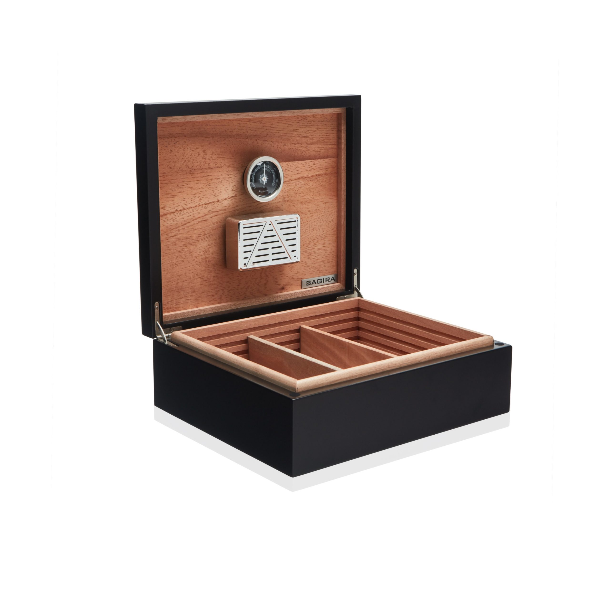 Sagira havana supreme humidor geopend