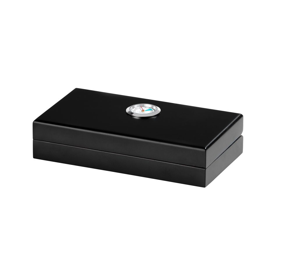 Mini humidor zwart